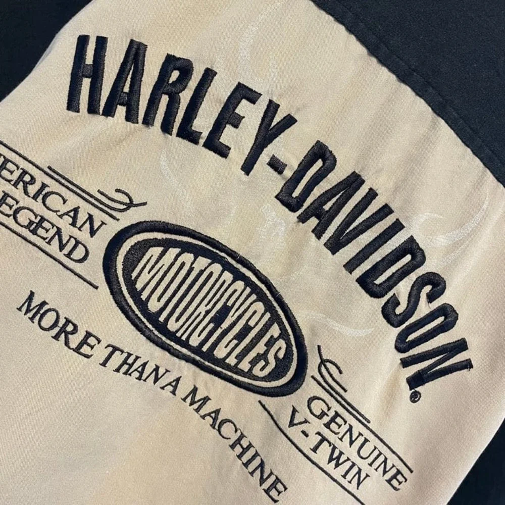Harley-Davidson Two-Tone Short Sleeve Button-Up Shirt SS Men's L - Picture 1 of 5